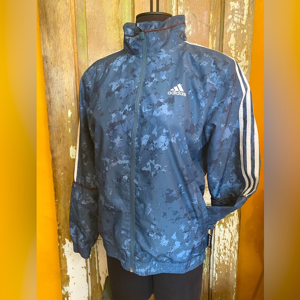 Adidas “Primeblue” Windbreaker Legacy Blue Jacket